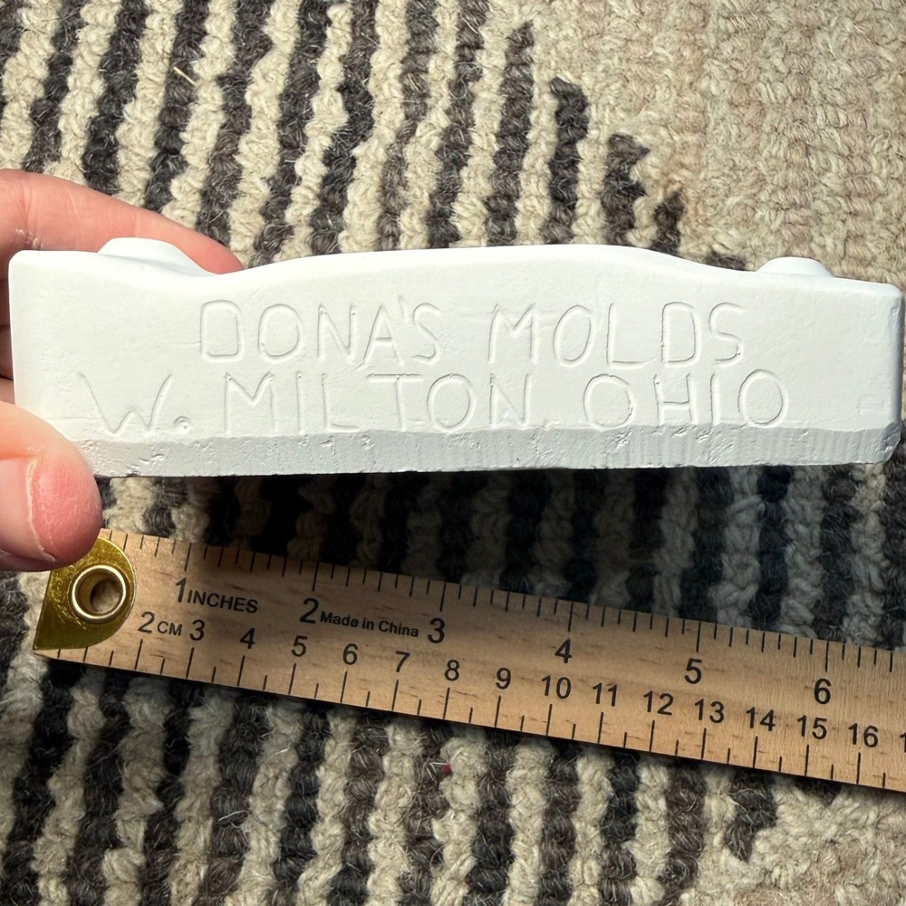Vtg Donas Ceramic Mold Lot Snowman Birds Cherub Ornament Plaster Slip Cast Craft - Picture 8 of 15